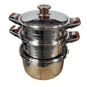 JC043-Steel Utensils with Lids