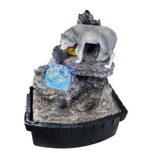 JC048-Wolf fountain