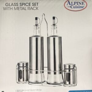 GLASS SPICE SET