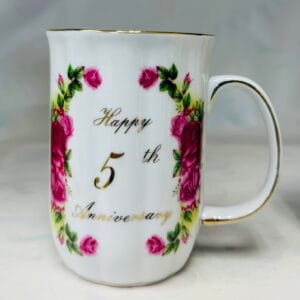 5th Anniversary Couple Cup Set