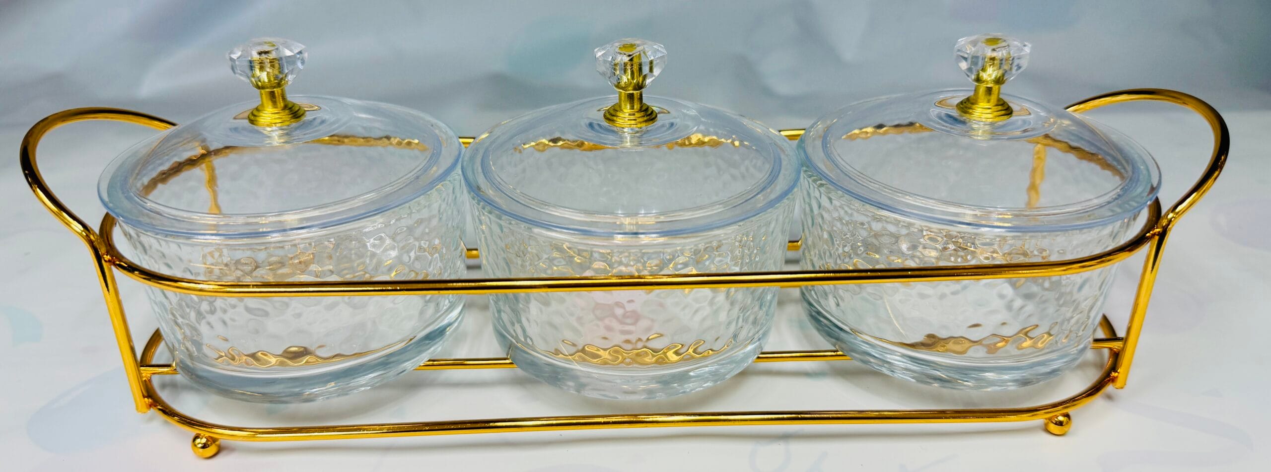 Dry fruit serving 3 bowl + 1 stand