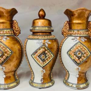 3 pieces vase set