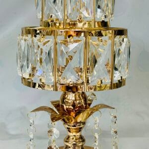 Golden Candle Holder