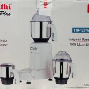 PREETHI ECO PLUS MIXER GRINDER – 550W