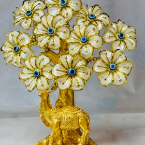 Lucky Evil Eye Golden Tree with Camel