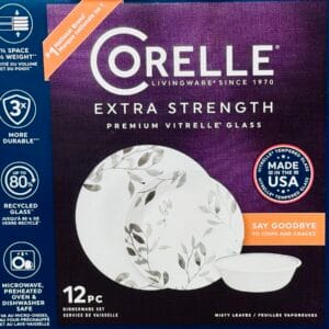 12 PIECE CORELLE DINNERWARE SET! 🍽️