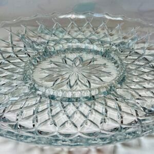 Glass Section Dry Fruit Tray