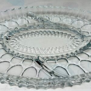 Glass Section Dry Fruit Tray