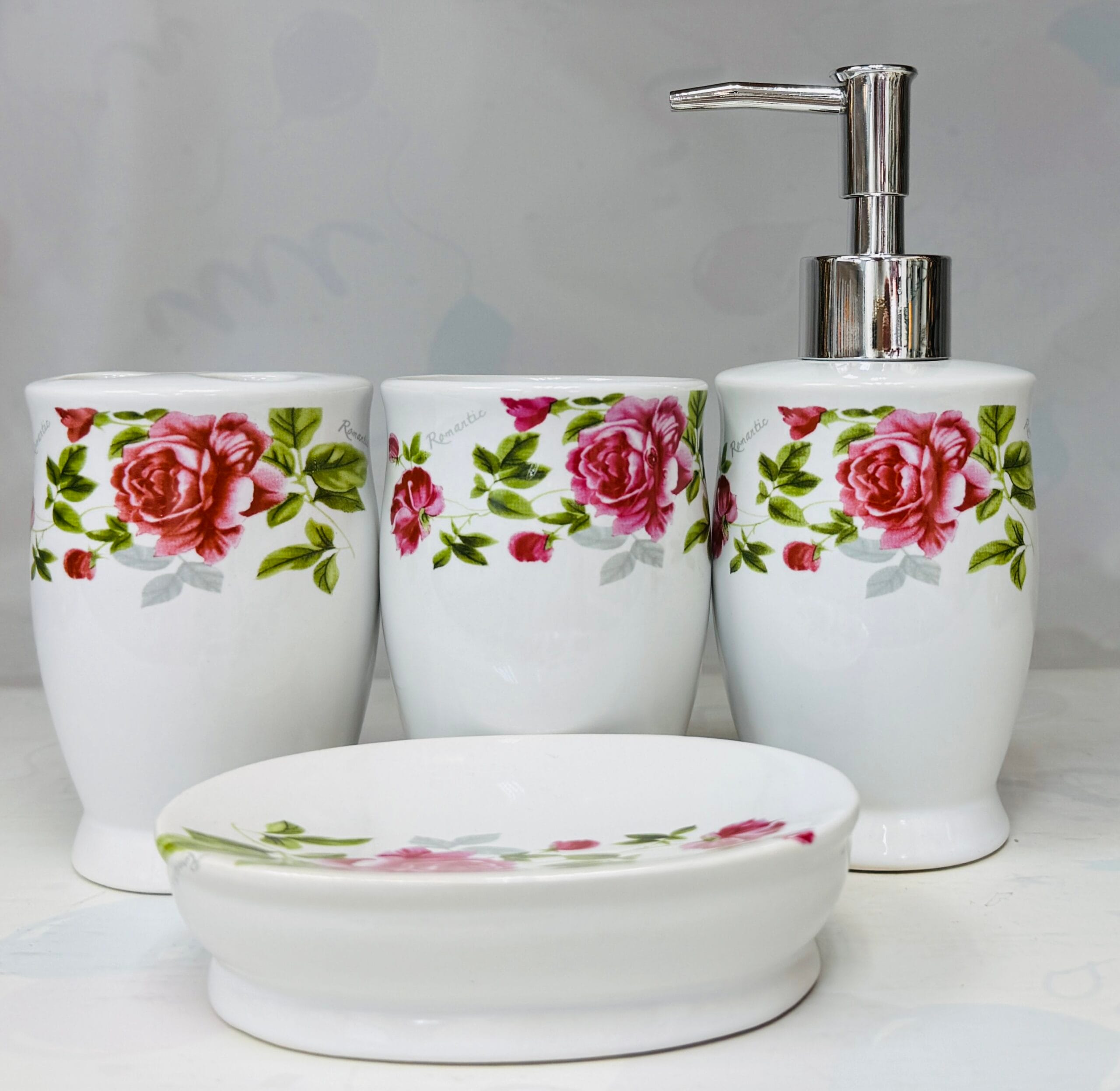 4 Piece Bathroom Set