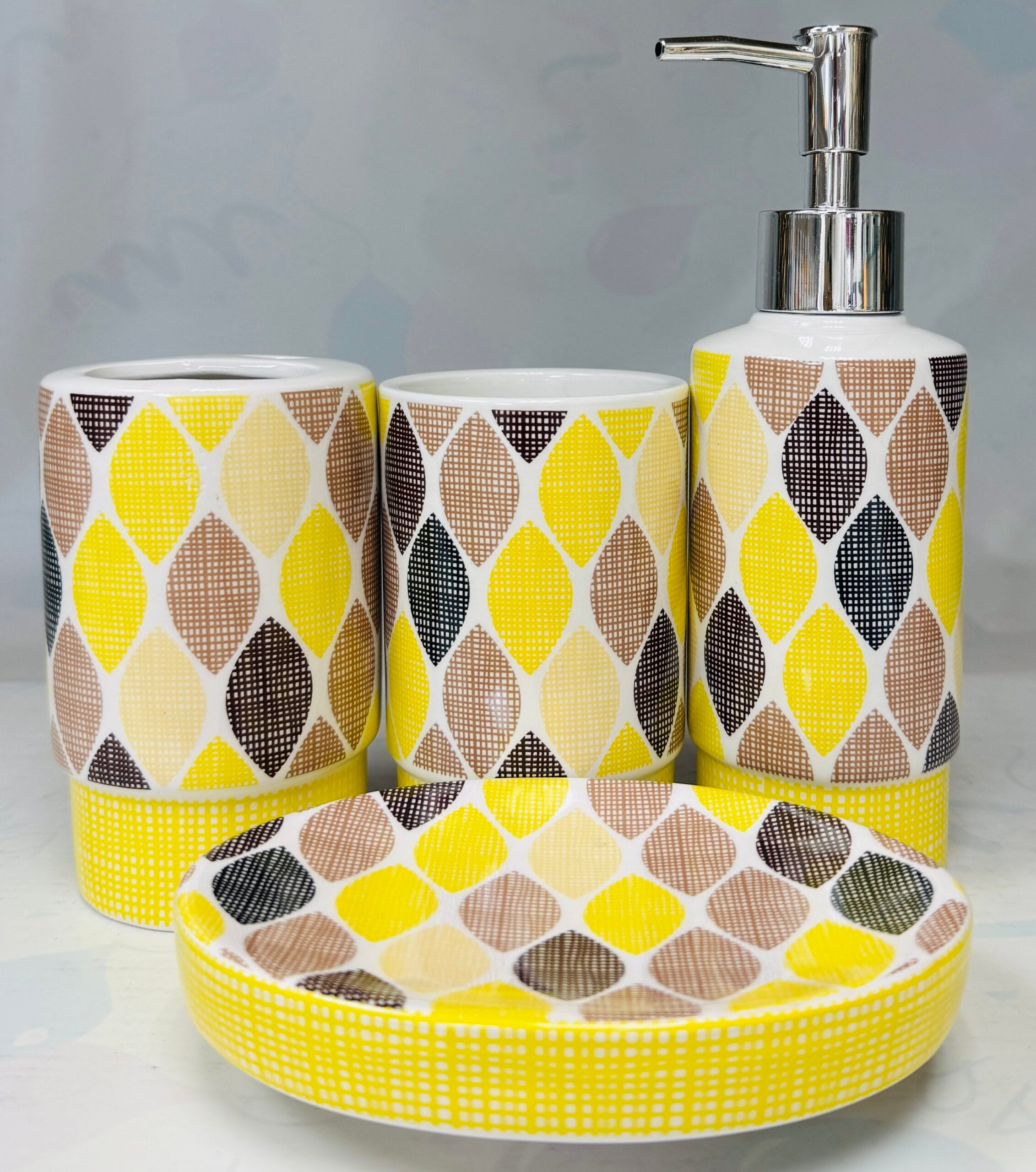 4 Piece Bathroom Set