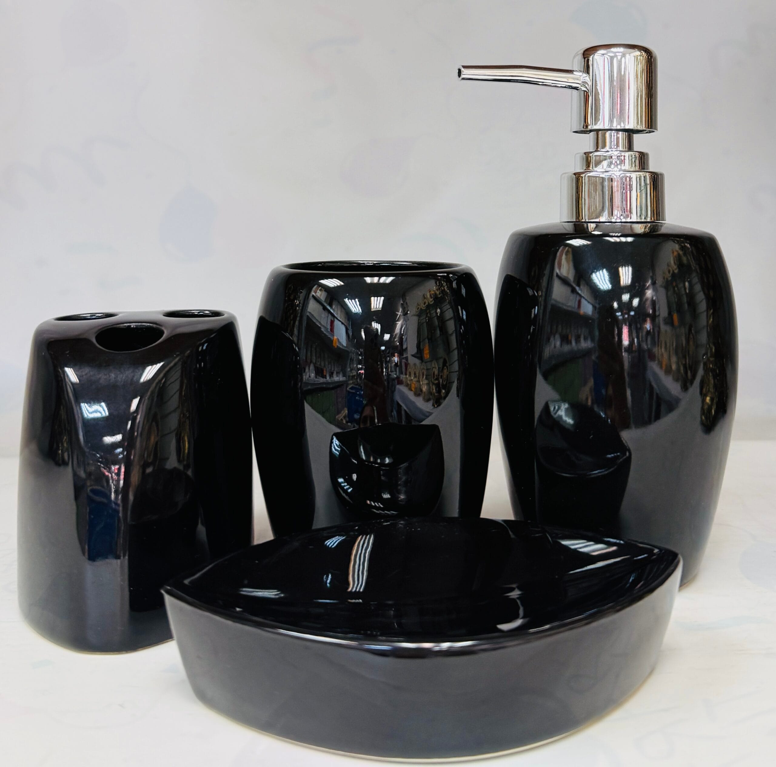 4 Piece Bathroom Set