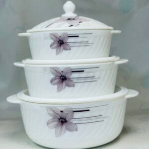 3 PCS CASSEROLE SET