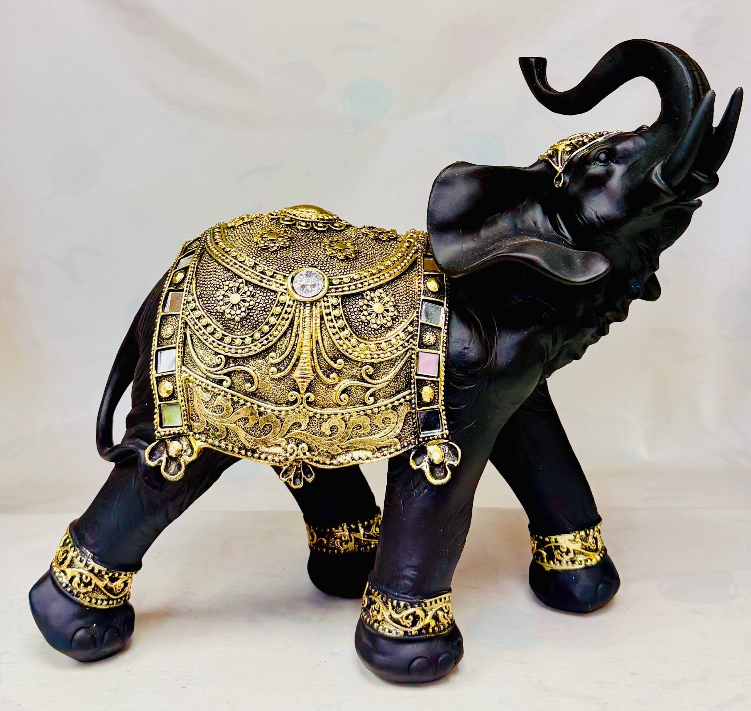 BLACK & GOLDEN ELEPHANT