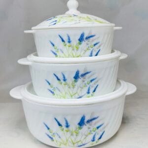 3-Piece Casserole Set with Lids