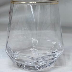 6-PIECE GOLDEN RIM GLASS SET