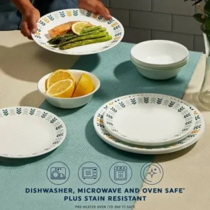 CORELLE ANDERS 20-PIECE DINNERWARE SET