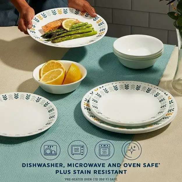 CORELLE ANDERS 20-PIECE DINNERWARE SET